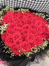 莱一刻礼盒鲜花速递花束表白送女友生日礼物全国同城配送 52朵红玫瑰花束—爱心款 实拍图