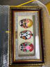 紅泥坊京劇鏡框臉譜 福祿壽 天津泥人張彩塑手工藝品 商務(wù)祝壽生日禮品 42*25*6cm 曬單實(shí)拍圖