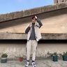 NASA RHUDE衣套裝男寬松春季青少年潮流加絨外套休閑運(yùn)動(dòng)套裝男春秋款衣服 N0713黑色(兩件套) XL (推薦體重135-155斤) 曬單實(shí)拍圖