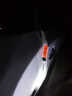 3m反光贴车门车贴汽车贴纸2.5*9.3cm(4片装)荧光橙色 实拍图