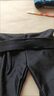 莫代爾打底褲女冬款加厚光澤褲踩腳小腳褲加大碼外穿高腰保暖百搭 高腰平腳加絨 黑色 1條 XL 105-125斤 曬單實(shí)拍圖