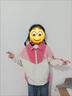G.duck女童外套春秋款韓系童裝2024春裝兒童衣洋氣時(shí)髦女孩夾克上衣潮搭 2315款粉色 110 曬單實(shí)拍圖