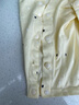 妙翡夏季薄款嬰兒連體衣純棉新生寶寶連身衣服哈衣睡衣爬服長(zhǎng)袖空調(diào)服 黃色長(zhǎng)袖無骨閉襠哈衣10201 80cm 適合9-14月/17-21斤 曬單實(shí)拍圖