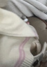 Teenie Weenie Kids小熊童裝24秋冬款女童休閑刺繡圓領(lǐng)套頭毛衣 象牙白 160cm 曬單實拍圖