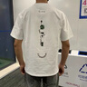 謙集（QIANJI） 夏季寬松休閑體恤男薄款純棉印花短袖T恤衫潮流精紡全棉男士衣服 白色 【LLQ8102白色】 L 適合113-135斤穿 曬單實拍圖