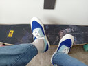 極路客彩虹夾心系列男女情侶國潮休閑鞋牛反毛皮低幫運動(dòng)減震專(zhuān)業(yè)滑板鞋 極光藍 39 曬單實(shí)拍圖