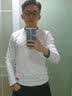 啄木鳥春季新款純色長袖T恤男韓版圓領(lǐng)潮男打底針織衫男士男裝上衣 10719/WE3811白色 XL 曬單實(shí)拍圖
