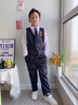 洛之潮六一兒童合唱服演出服男女童大合唱團禮服中小學(xué)生朗誦服裝英倫風(fēng) 男款長(cháng)袖長(cháng)褲馬甲套裝 130 曬單實(shí)拍圖