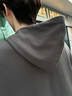 GENIOLAMODE衛衣男連帽秋季潮牌時(shí)尚字母印花休閑寬松青年男生衣服 深灰 L 曬單實(shí)拍圖
