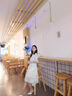 拉夏貝爾（La Chapelle）短袖雪紡連衣裙女裝2025年夏季新款韓版小個子中長款沙灘裙子春天 米白色 M 【建議95-105斤左右】 曬單實(shí)拍圖
