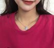 千雅詩(shī)海洋之心999純銀項鏈女2025新款老婆生日七夕情人節禮物送女朋友 【戀人心扉項鏈·藍鋯】 創(chuàng  )意升降禮盒+代寫(xiě)賀卡+刻字服務(wù) 曬單實(shí)拍圖