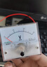 伊萊科（ELECALL） 直流電壓表85C1 指針式表頭安裝式小型機械伏特表1~3KV維修電壓 直流30V 曬單實(shí)拍圖