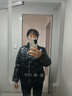 皮爾卡丹羽絨棉服女裝輕薄服冬季亮面服2024新款短款時(shí)尚高端立領(lǐng)小個(gè) 黑色 3XL 建議122-135斤 曬單實(shí)拍圖