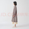 無印良品（MUJI） IDEE 女式 平紋 長款外套 風衣大衣女春秋  GAD01C4S 灰色 L （165/88A） 曬單實拍圖
