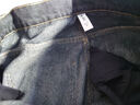 伯爵卓爾定織水洗加絨加厚牛仔褲男士做舊直筒長(cháng)褲2024秋冬新款 I441689 牛仔黑 28 曬單實(shí)拍圖