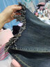 MELROSEMOOD復(fù)古高腰微喇叭牛仔褲女2025女裝春季新款高個(gè)子顯瘦流蘇喇叭褲子 復(fù)古藍(lán)（長(zhǎng)褲） M 曬單實(shí)拍圖