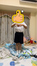 蘿卜唄唄（LUOBOBEIBEI）兒童襯衣夏季男童韓版翻領(lǐng)襯衫中小童時尚打底衫 白色 130  曬單實拍圖