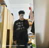 雅鹿馬海毛慵懶風(fēng)圓領(lǐng)毛衣男秋冬美式潮牌針織衫打底衫寬松情侶外套 M031黑色 XL 曬單實(shí)拍圖