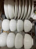 inmindhouse碗碟套裝簡約高級感輕奢純白陶瓷碗筷盤子喬遷碗碟金盞花餐具家用 2人食 7件套 曬單實拍圖