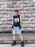 百鵲亭美式工裝牛仔短褲男2025夏季潮牌寬松復(fù)古休閑五分褲子男 淺藍(lán)色 XL 曬單實(shí)拍圖