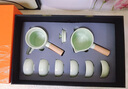 白居室青兮雙側把哥窯陶瓷茶具套裝功夫茶具家用側把壺整套茶具禮盒套裝 青兮雙側茶器套組 8頭 曬單實(shí)拍圖