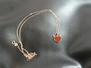Grace Girl18K金一鹿有你項鏈女士紅心愛(ài)心吊墜玫瑰金鎖骨鏈送女友新年禮物 18K金一鹿有你項鏈 曬單實(shí)拍圖