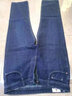 AEMAPE蘋(píng)果男裝全棉男士牛仔褲寬松超大褲腿高腰深襠加肥大碼闊腿春秋款 厚款 1358#懷舊藍(lán) 33 ( 2尺6) 曬單實(shí)拍圖