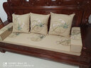 巢品中式紅木沙發(fā)坐墊羅漢床墊子實(shí)木沙發(fā)座墊中國風(fēng)三人位組合沙發(fā)墊 婭藍 多麗絲麻 米黃【刺繡/防滑/防水】 【更多款式尺寸定制】專(zhuān)拍鏈接-請咨詢(xún)客服 曬單實(shí)拍圖