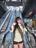 Shelley Jones 撞色拼接圓領(lǐng)毛衣男秋冬季日系復(fù)古ins寬松內(nèi)搭針織衫慵懶風(fēng)線衣 綠色 XL [建議125-145斤] 曬單實拍圖