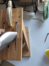 竹韵轩（zhuyunxuan）楠竹创意立式厨房用品刀架刀座收纳架多功能置物刀架 Z型刀架 实拍图