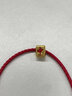 世紀緣黃金國潮麻將轉運珠足金5D琺瑯本命年紅手繩送女友送老婆生日禮物 約0.33g麻將-發(fā)/送紅色皮繩定價(jià) 曬單實(shí)拍圖