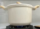 炊大皇4.5L湯鍋家用大容量燉鍋不粘加厚蒸鍋雙耳煮鍋麥飯石加深湯鍋22cm 曬單實(shí)拍圖