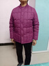 恒源祥 中老年棉衣大碼保暖羽絨棉服居家內(nèi)穿小棉襖秋冬新款奶奶防寒 葡萄紫 3XL適合125斤138斤穿著 曬單實拍圖