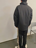 李寧棉服男士冬季新款加厚保暖休閑短款棉衣情侶防風(fēng)防寒寬松棉襖外套 黑色立領(lǐng)棉服 L 曬單實(shí)拍圖