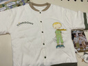 呈堡秋冬新品嬰兒衣服寶寶夾棉外套小童薄棉上衣新生兒保暖長(zhǎng)袖棒球服 灰綠 （40克） 100 cm（40克） 曬單實(shí)拍圖