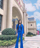 紫魅俏西服女套裝洋氣款春秋冬季職場(chǎng)女神范職業(yè)裝洋氣款商務(wù)氣質(zhì)小西裝 紅色(單件西裝) L (建議100-110斤) 曬單實(shí)拍圖