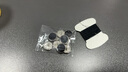 FASTSO 黑色西裝扣子金屬扣時(shí)尚大衣紐扣男女襯衫扣小扣毛衣風(fēng)衣西服褲扣高品質(zhì) 4#黑色銀邊【含針線包】 15mm【10顆】袖口 曬單實(shí)拍圖