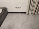 貝悅踢腳線(xiàn)自粘仿大理石踢腳線(xiàn)貼紙家用pvc地腳線(xiàn)防水腳踢板陰角線(xiàn) 深灰桃木10片裝＝6米長(cháng) 中號 曬單實(shí)拍圖