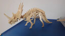 齊峰3d立體拼圖積木玩具擺件恐龍模型木質(zhì)兒童成人拼插動物diy禮物 霸王龍 曬單實拍圖