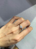喜鉆鉑金鉆戒女50分/1克拉結(jié)婚鉆石戒指單鉆扭臂六爪雪花送女友禮物 50分G色SI1 3EX N【GIA雙證】 曬單實(shí)拍圖