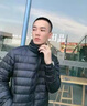 稻草人輕薄羽絨服男士白鴨絨冬裝外套90絨秋冬短款保暖男女同款休閑男裝 16018深藍(lán) 2XL 曬單實拍圖