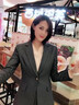 SOEM西裝套裝女高端商務(wù)職業(yè)裝氣質(zhì)女神范顯瘦正裝通勤酒店工作服秋冬 灰色外套+褲子+馬甲 M 90-99斤 曬單實(shí)拍圖