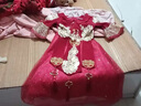 蘭卡·羅妮敬酒服新娘新款高級感小個(gè)子酒紅色結婚訂婚禮服女平時(shí)可穿新中式 酒紅色短款 L 曬單實(shí)拍圖