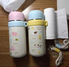 沭科保溫杯女生高顏值可愛(ài)學(xué)生水杯子茶水分離花茶杯大容量辦公室水壺 粉色（350ml）濾網(wǎng)+提繩 曬單實(shí)拍圖