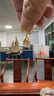 中國黃金（CHINA GOLD）黃金耳釘女士足金六角閣樓珍珠耳環(huán)七夕情人節(jié)禮物送女友老婆 六角耳環(huán)金重約3.7g【甄選禮盒】 曬單實拍圖
