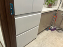 海爾（Haier）冰箱416升超薄零距離自由嵌入式60cm內法式多門(mén)四開(kāi)雙門(mén)小紅花系列一級能效雙變頻大容量國家補貼 416L+健康黑金凈化+母嬰三擋變溫+WiFi智控 曬單實(shí)拍圖