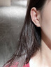 中國黃金China Gold淡水珍珠耳釘女簡約珍珠耳釘生日禮物女送女友媽媽老婆生日 K金簡約珍珠耳釘 曬單實拍圖