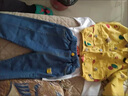 G.DUCKKIDS男童春秋季套裝2025新款帥氣寶寶秋裝1-3歲4兒童洋氣衣服三件套潮 黃色 飛機(jī)男孩三件套 110 建議四歲內(nèi) 曬單實(shí)拍圖