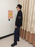 羅蒙男士針織毛開衫外套2024春秋季新款潮流商務(wù)休閑薄外套 黑色毛衫- XL 建議125-140斤 曬單實拍圖