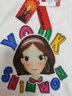 陸心媛（youk shim won）2023純棉時(shí)尚圓領(lǐng)印花小眾個(gè)性女士寬松短袖t恤女上衣 白色 均碼 曬單實(shí)拍圖